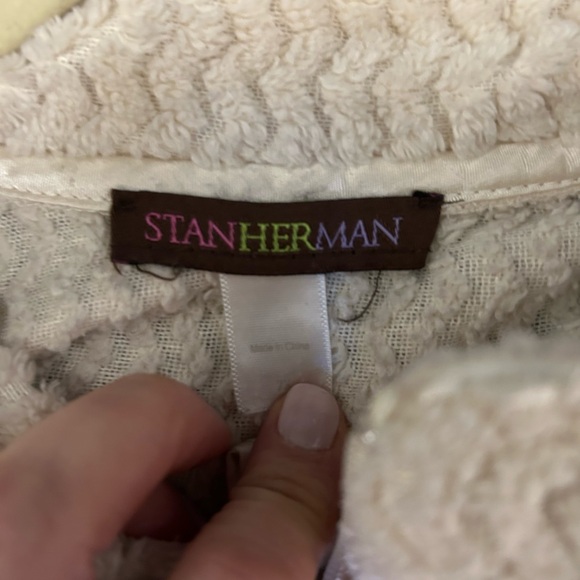Stan Herman Zip up house coat 2X - Picture 3 of 3